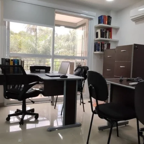 Sala de atendimento do escritório